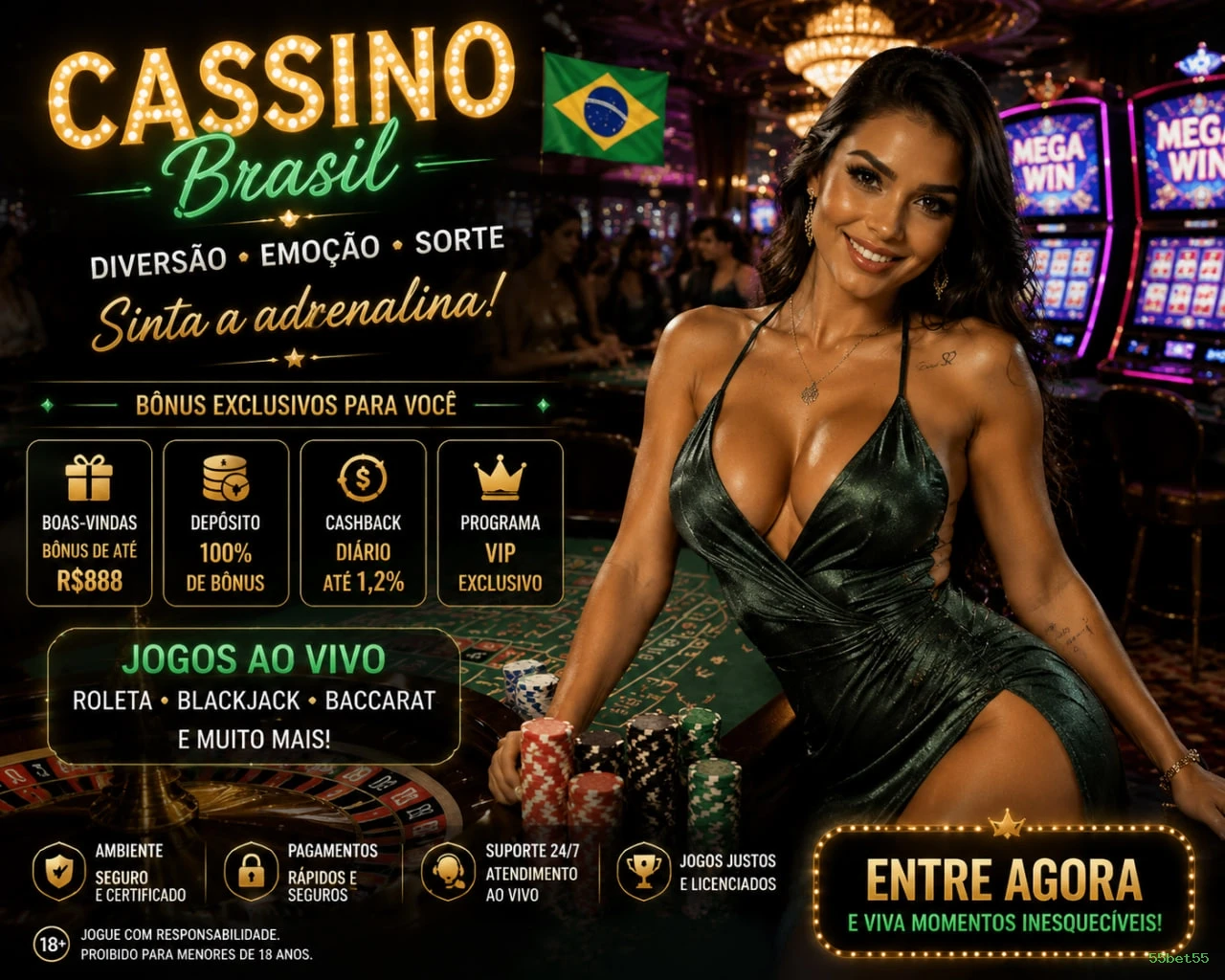 Bônus e prêmios 55bet55